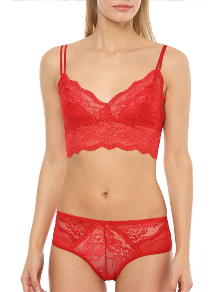 Nurteks 4040 Bralet Sütyen Takımı