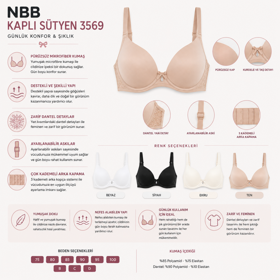NBB KAPLI SÜTYEN 3569
