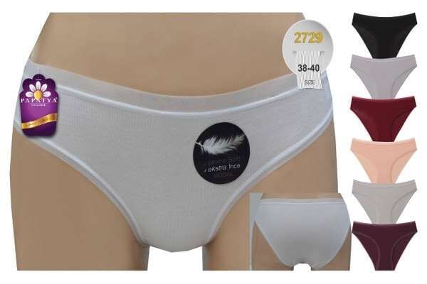 PAPATYA ŞEFFAF LASTİK BİKİNİ 2729