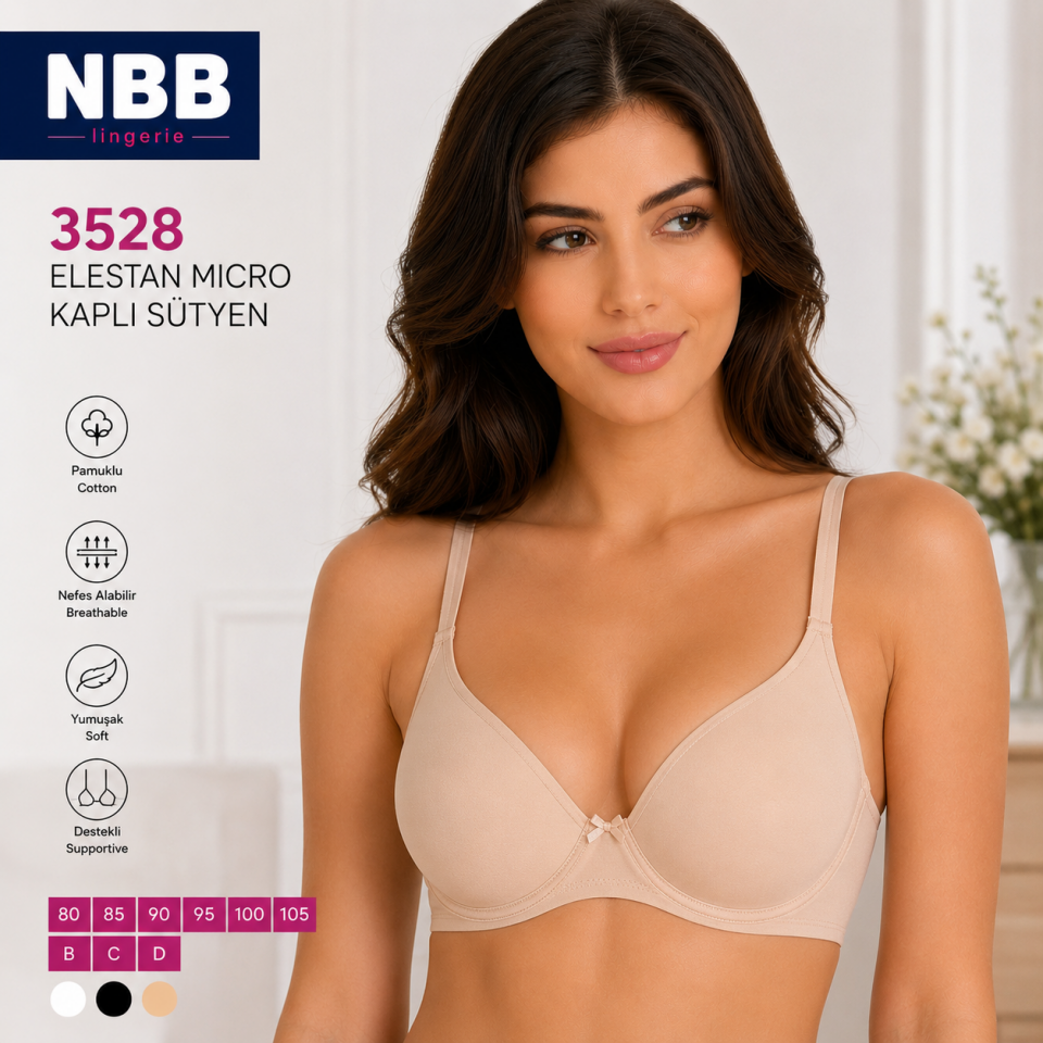 NBB ELESTAN MİCRO KAPLI SÜTYEN 3528
