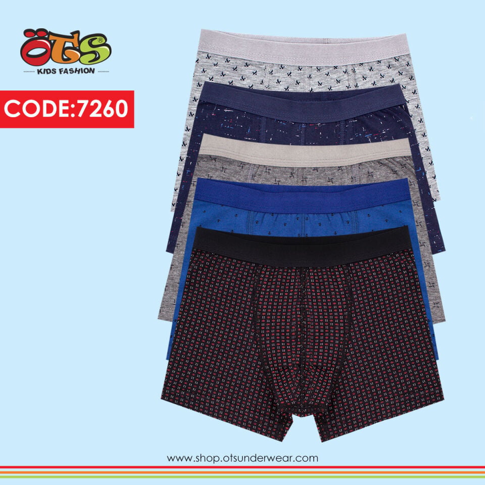 ÖTS ERKEK ÇOCUK 3 LÜ PAKET BOXER 7260