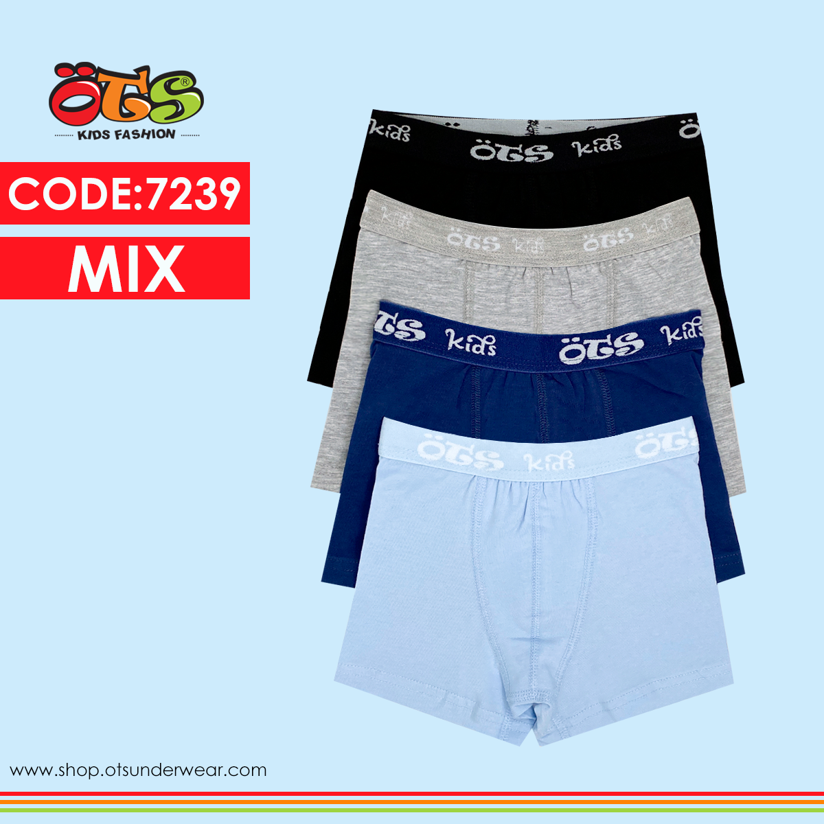 ÖTS ERKEK ÇOCUK BOXER