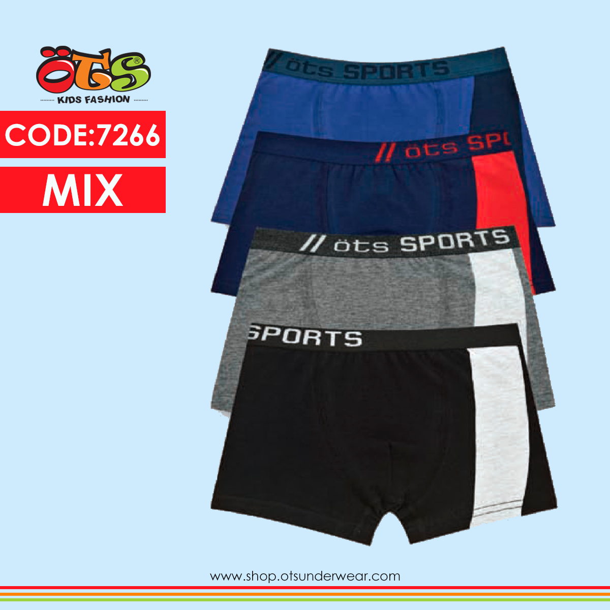 ÖTS ERKEK ÇOCUK BOXER