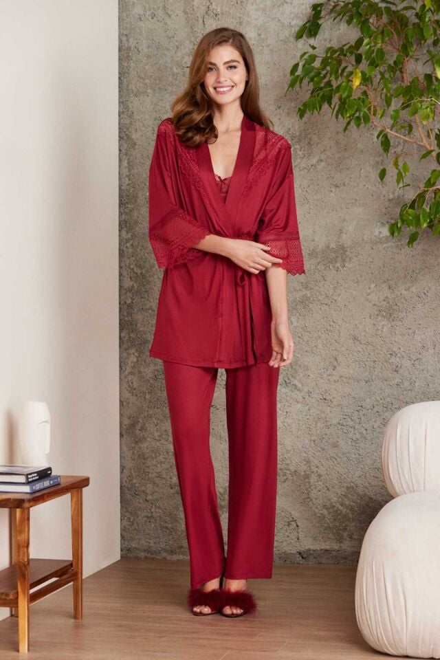 PİERRE CARDİN  2820 3 LÜ PİJAMA TAKIMI