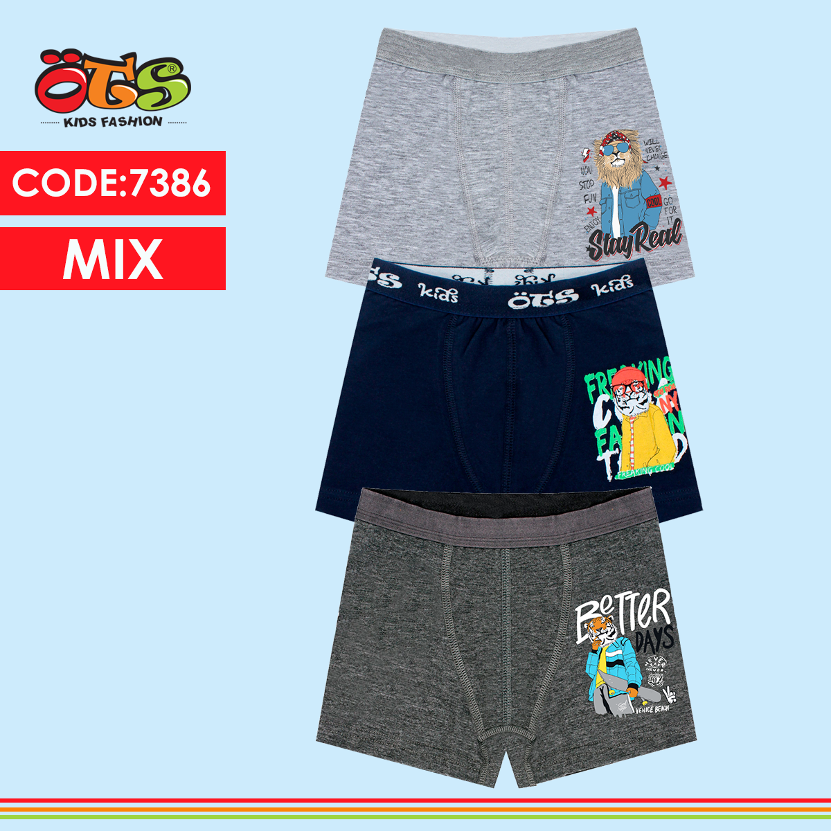 ÖTS ERKEK ÇOCUK BOXER