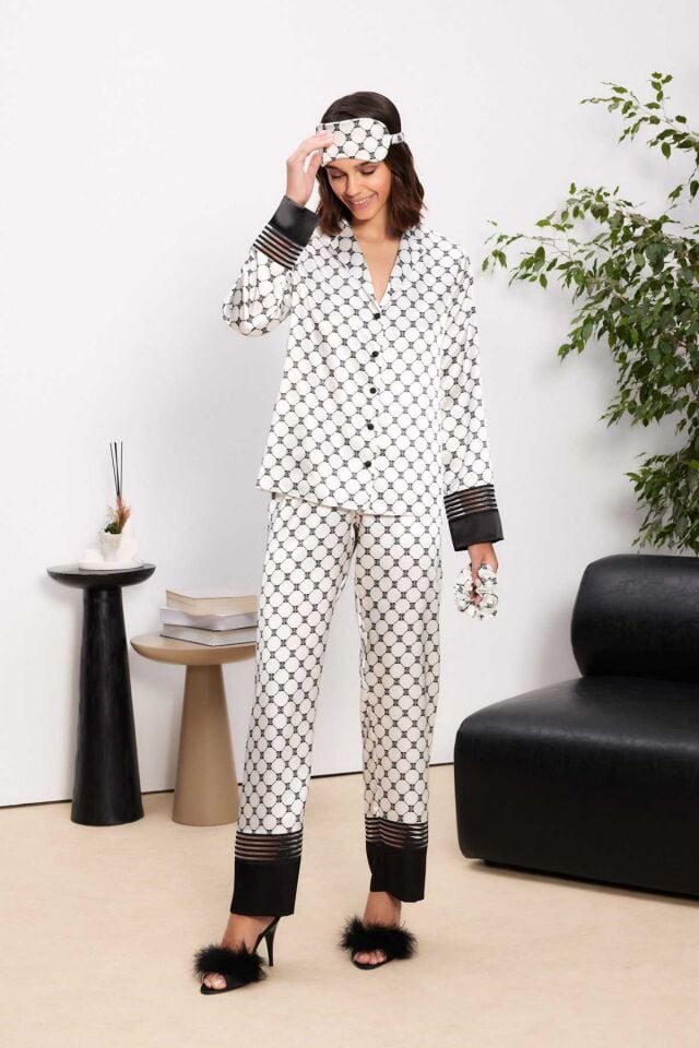PIERRE CARDIN 1300 SATEN PİJAMA TAKIMI