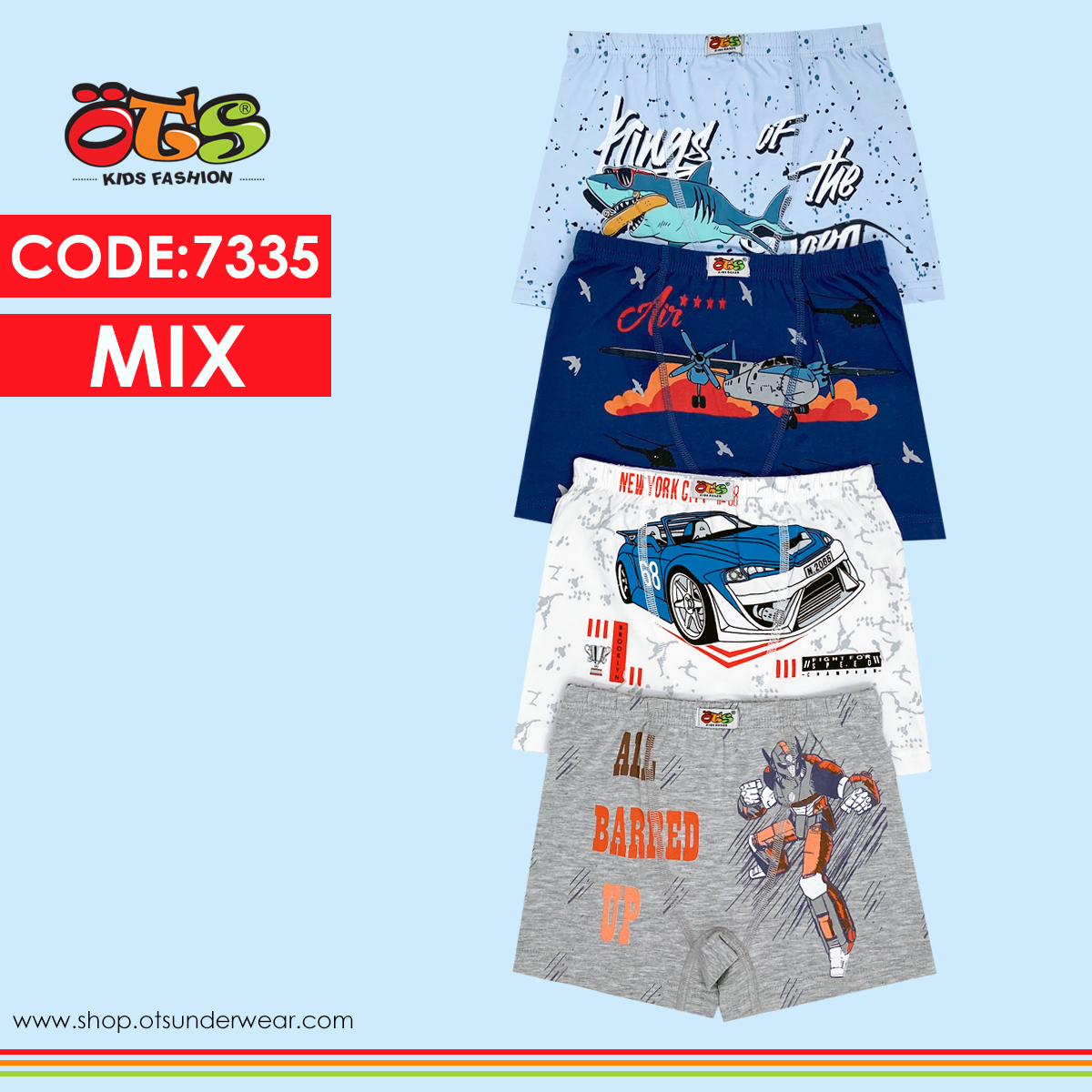 ÖTS ERKEK ÇOCUK BOXER