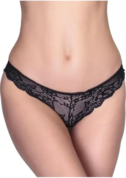 X-Lady Kuş Motifli Komple Dantel String Külot (543)
