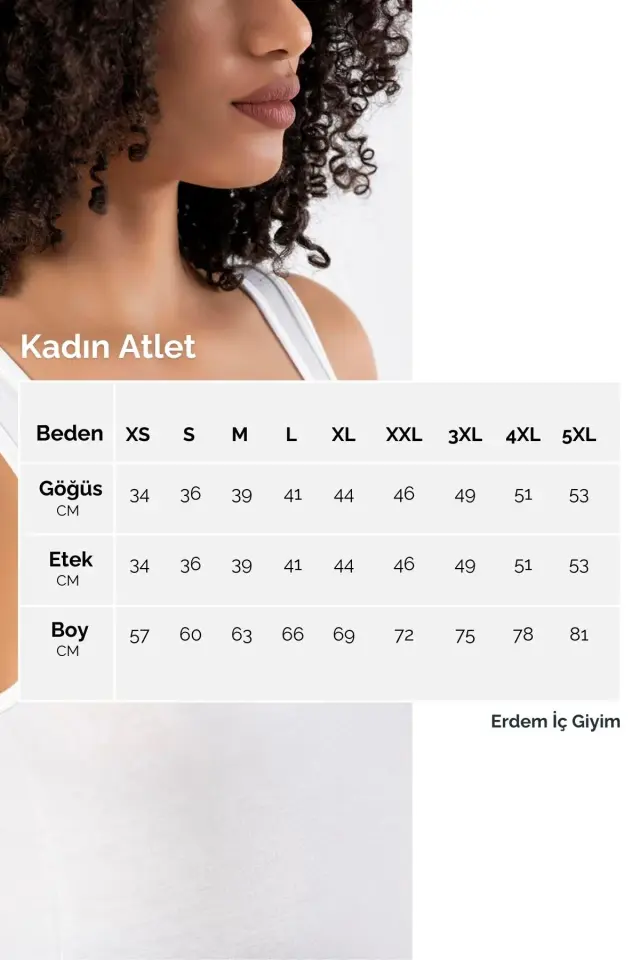 ERDEM Güpürlü Kaşkorse Bayan Atlet 2104