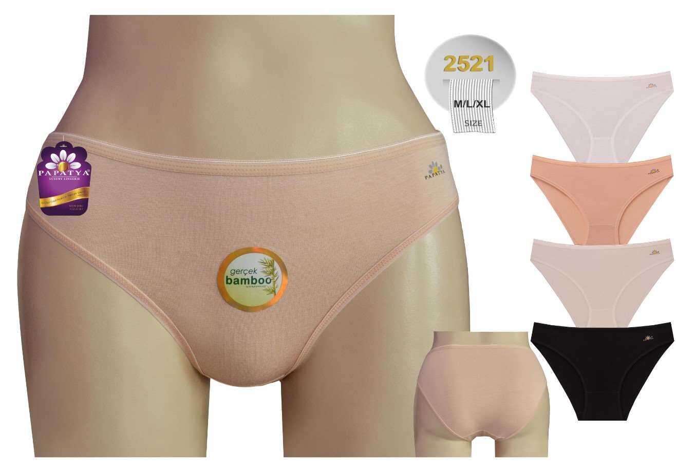 PAPATYA BAMBU KUMAŞ BAYAN KÜLOT 2521