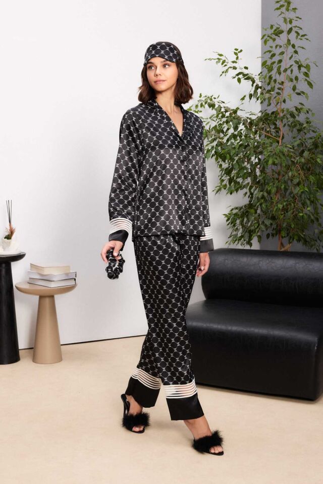 PIERRE CARDIN 1320 SATEN PİJAMA TAKIMI