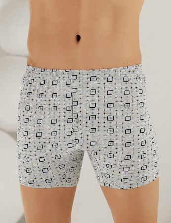 Şahinler Penye Düğmeli Boxer ME010