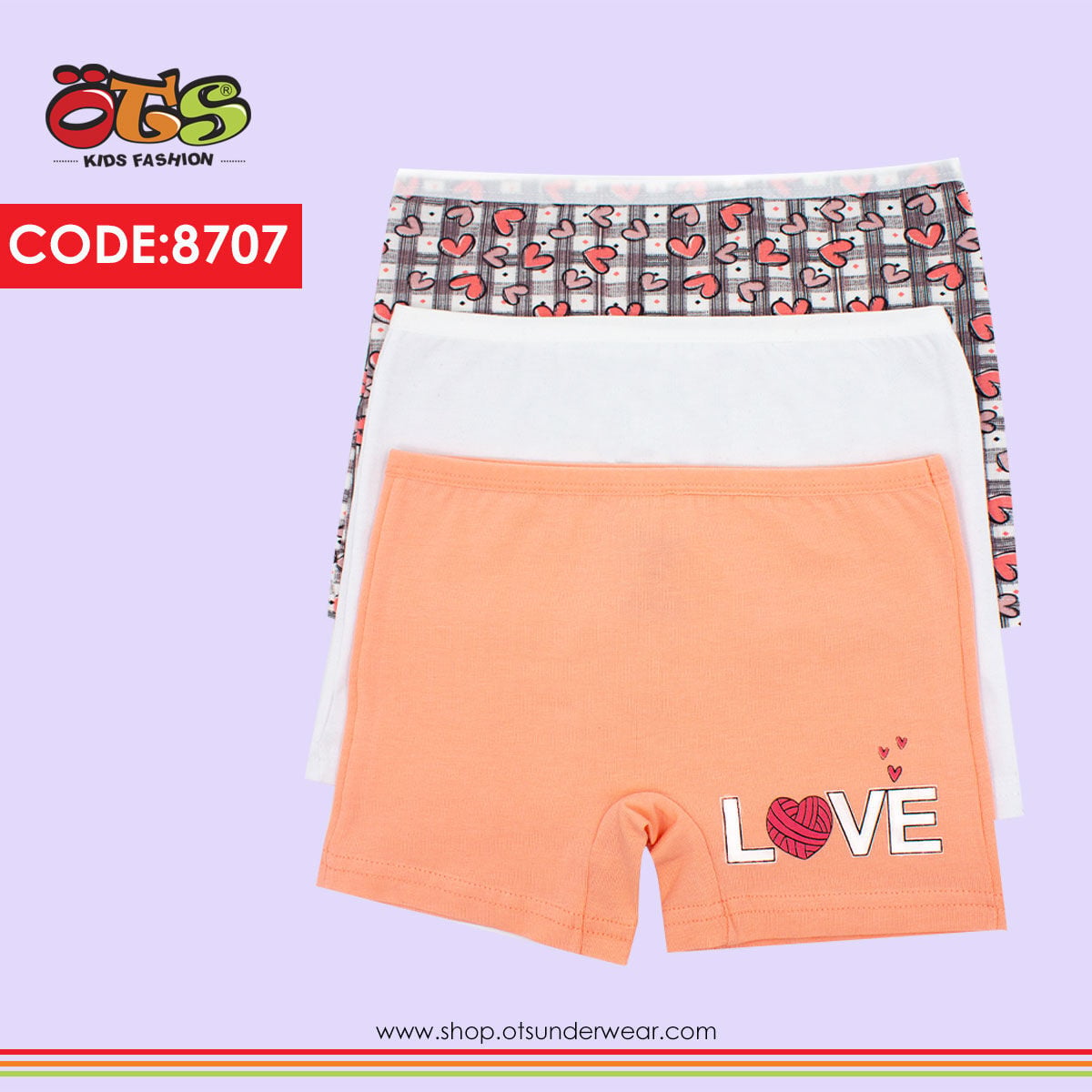 ÖTS KIZ ÇOCUK BOXER