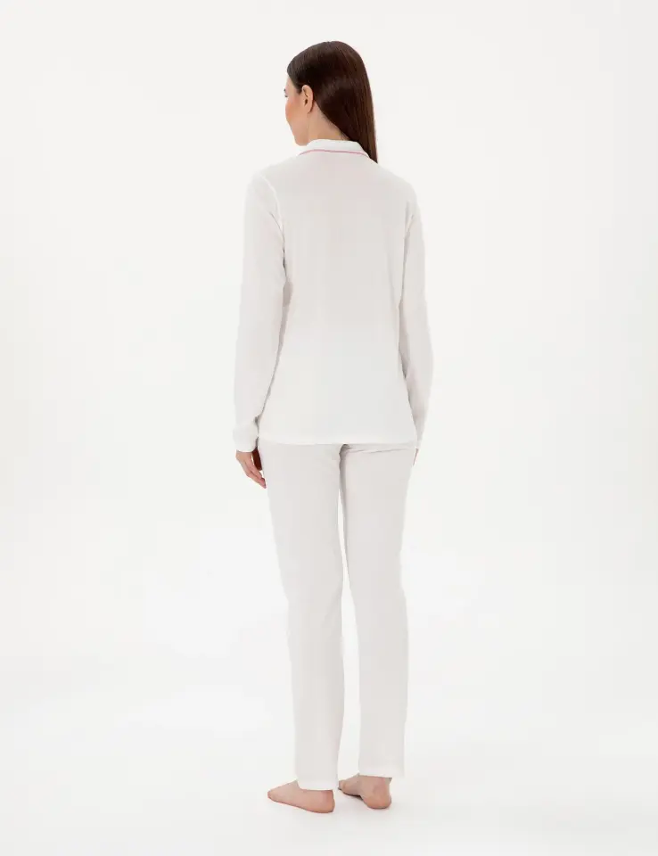 Pierre Cardin PC7717 Kadın Modal Pamuk Gömlek Pijama Takımı