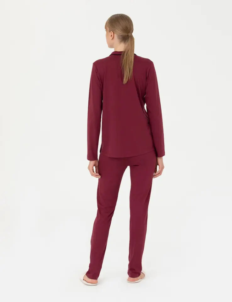 Pierre Cardin PC7717 Kadın Modal Pamuk Gömlek Pijama Takımı