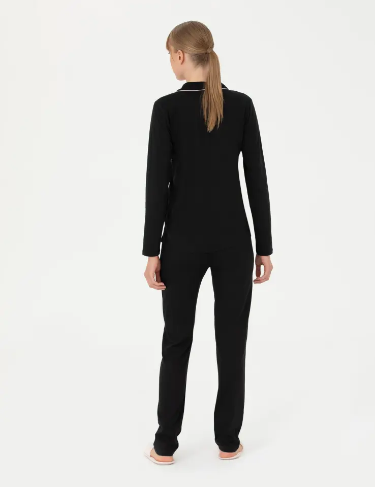 Pierre Cardin PC7717 Kadın Modal Pamuk Gömlek Pijama Takımı