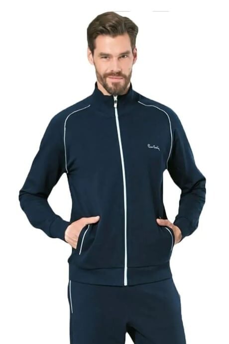Pierre Cardin 7055 Erkek Uzun Kollu Dik Yaka Fermuarlı Eşofman Takımı