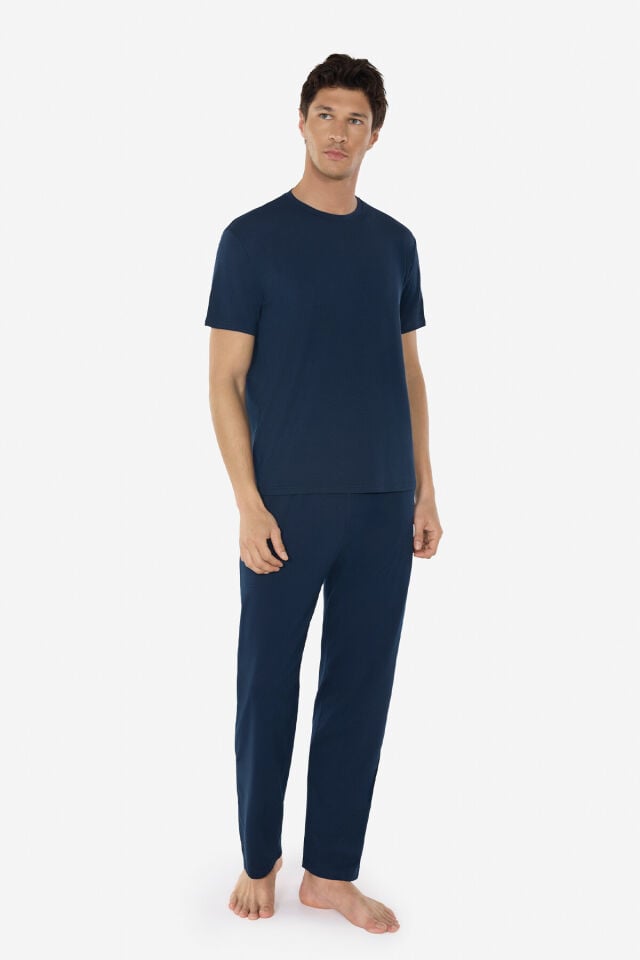 Malabadi Erkek Bisiklet Yaka Micro Modal Extra Yumuşak Yazlık Pijama Takımı 6030