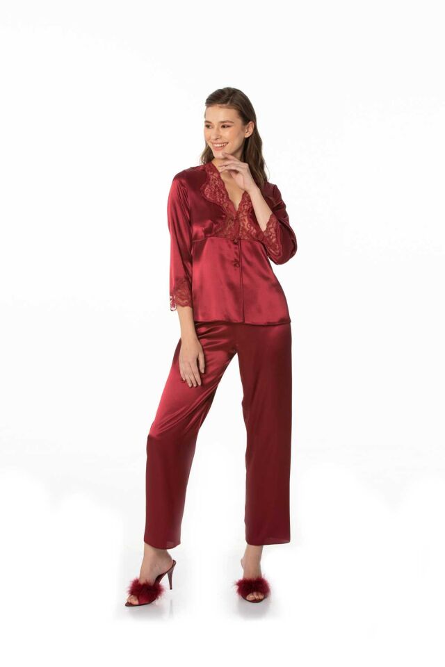 PİERRE CARDİN 1110 DANTELLİ PİJAMA TAKIMI
