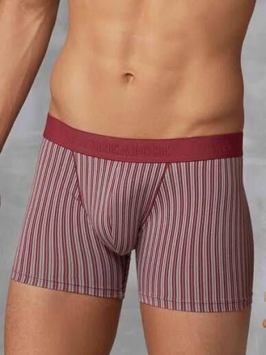 Doreanse 1866 Boxer Erkek Modal Pamuklu Çizgili Boxer