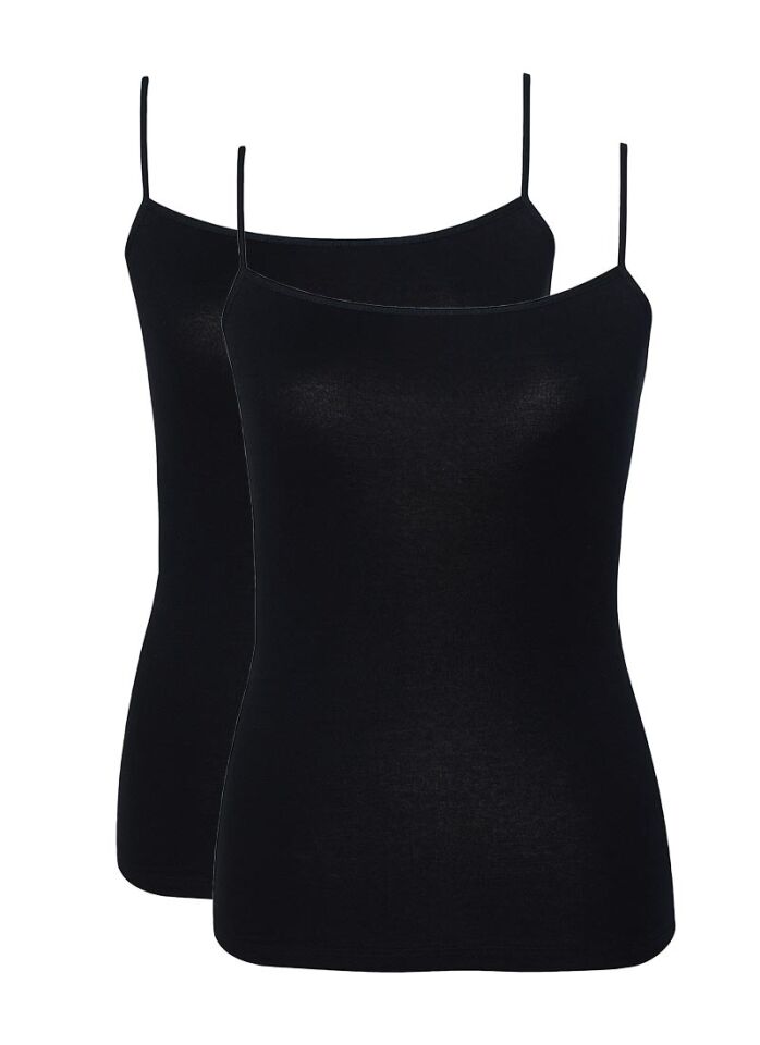 Blackspade 1592 Kadın İnce Askılı Atlet 2'li Paket Essential