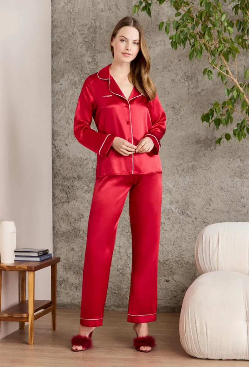 Pierre Cardin Pijama Takımı 1200 Red resmi