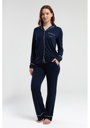 Pierre Cardin Pijama Takımı PC8986 Lacivert resmi