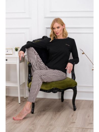 Pierre Cardin Çizgili Pijama Takımı PC8766 resmi