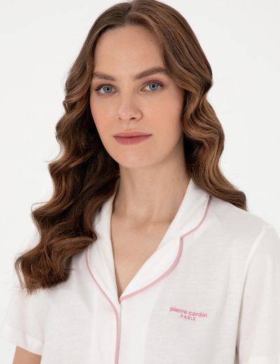 Pierre Cardin Gömlek Pijama Takımı PC7715 Krem resmi