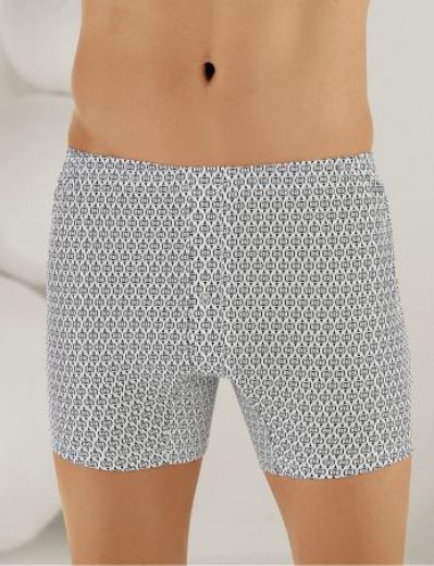 Şahinler Penye Düğmeli Boxer ME010 Asorti resmi