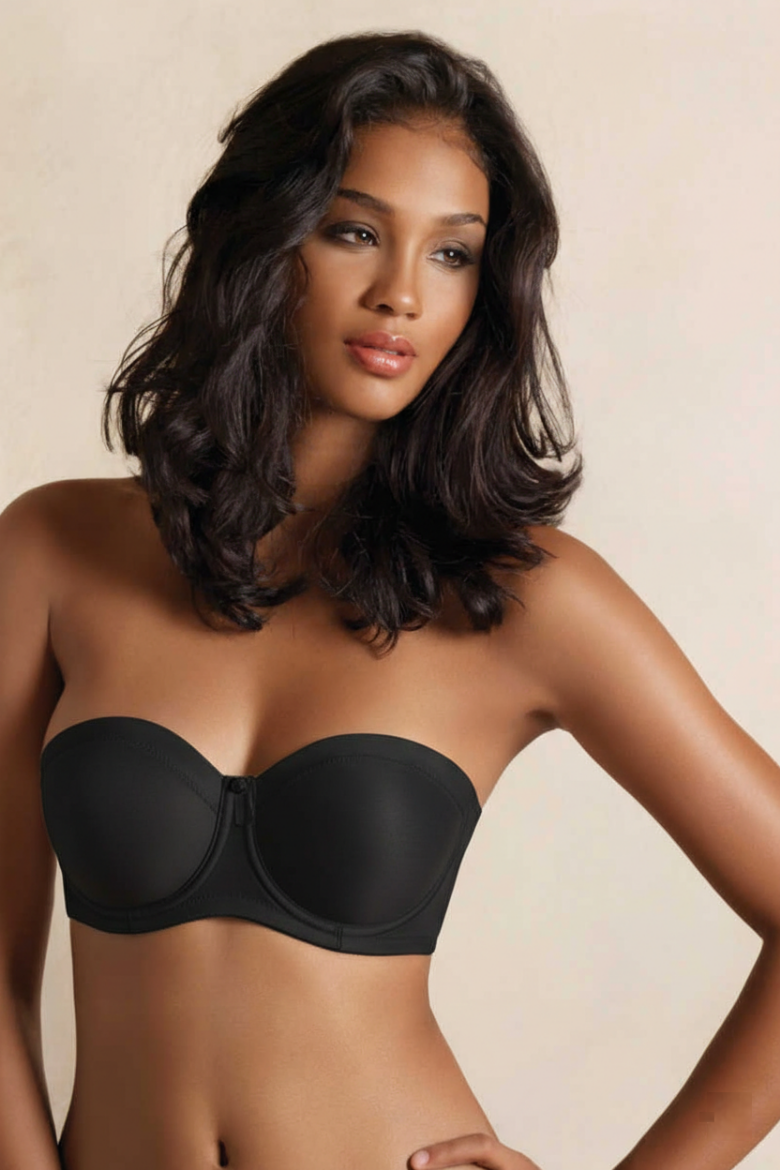 Yeni İnci  Balenli Toparlayıcı Sütyen 1680 Siyah resmi