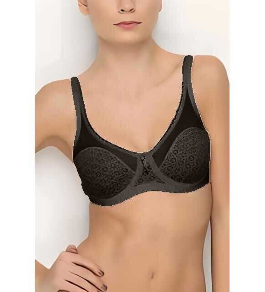 Yeni İnci Dantelli Toparlayıcı Sütyen 1670 Siyah resmi