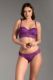New Bra Desteksiz Sütyen Külot Takım 4007 Mor resmi