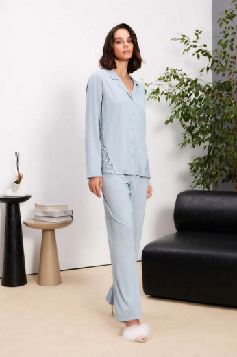 Pierre Cardin Penye Altılı Gelin Çeyiz Seti 5000 Mist resmi