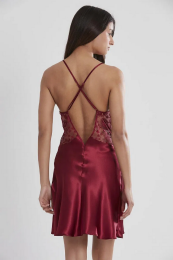 Pierre Cardin Saten Altılı Gelin Çeyiz Seti 6225 Bordo resmi