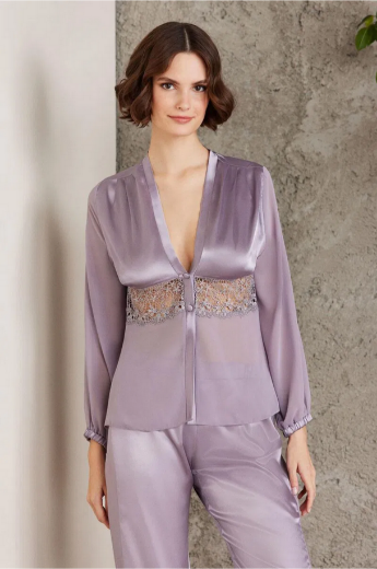 Pierre Cardin Saten Altılı Gelin Çeyiz Seti 6005 Royal resmi