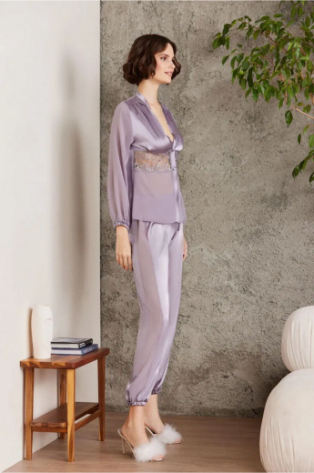 Pierre Cardin Saten Altılı Gelin Çeyiz Seti 6005 Royal resmi