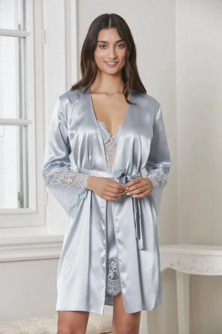 Pierre Cardin Saten Altılı Gelin Çeyiz Seti 6015 Mist resmi