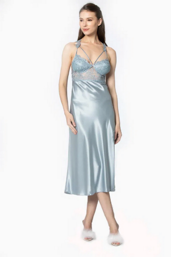 Pierre Cardin Saten Altılı Gelin Çeyiz Seti 6025 Mist resmi