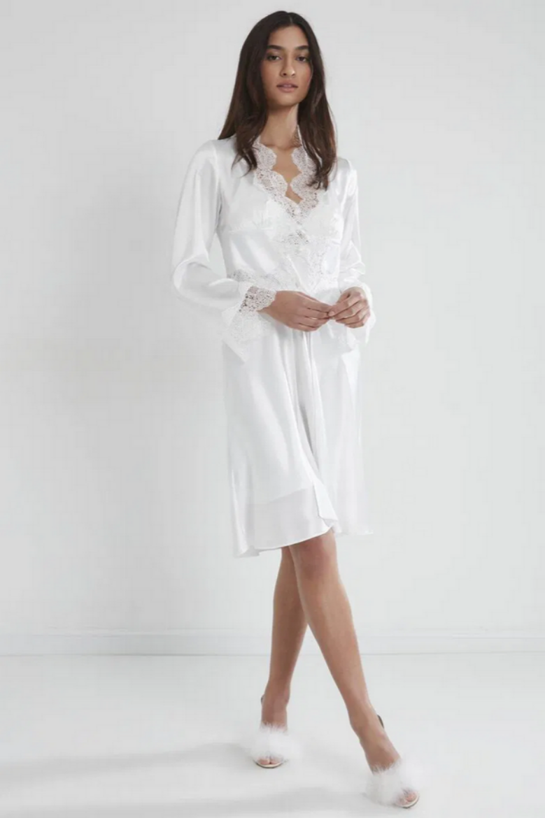 Pierre Cardin Saten Altılı Gelin Çeyiz Seti 6335 Ekru resmi