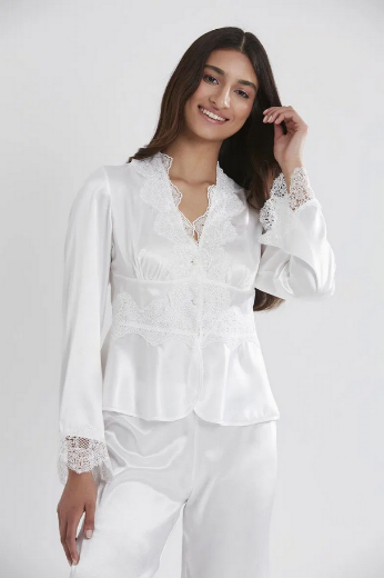 Pierre Cardin Saten Altılı Gelin Çeyiz Seti 6335 Ekru resmi