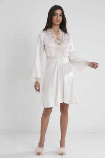 Pierre Cardin Saten Altılı Gelin Çeyiz Seti 6335 İnci resmi