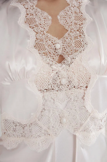 Pierre Cardin Saten Altılı Gelin Çeyiz Seti 6335 İnci resmi