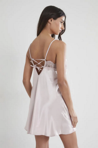 Pierre Cardin Saten Altılı Gelin Çeyiz Seti 6335 Pudra resmi