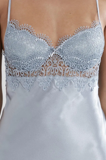 Pierre Cardin Saten Altılı Gelin Çeyiz Seti 6325 Mist resmi