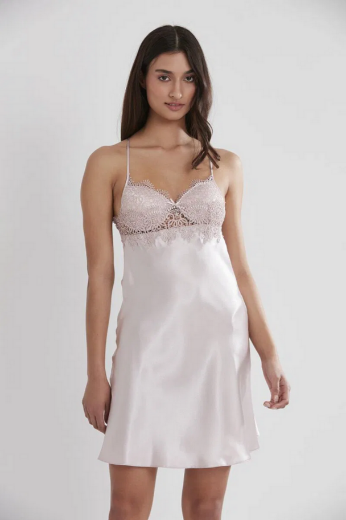 Pierre Cardin Saten Altılı Gelin Çeyiz Seti 6325 Pudra resmi