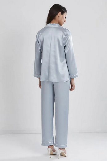 Pierre Cardin Saten Altılı Gelin Çeyiz Seti 6010 Mist resmi