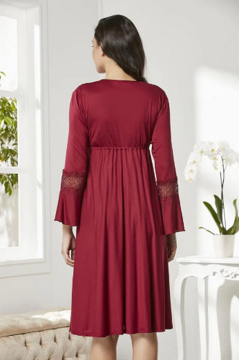 Pierre Cardin Penye Altılı Gelin Çeyiz Seti 5325 Bordo resmi