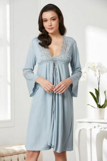 Pierre Cardin Penye Altılı Gelin Çeyiz Seti 5325 Mist resmi