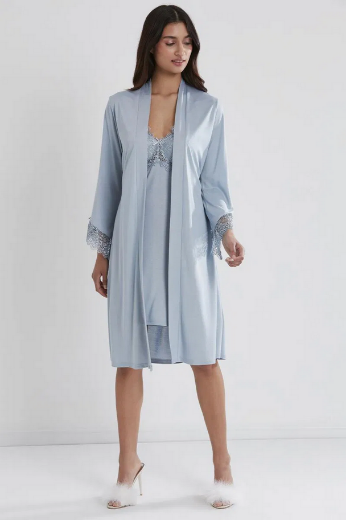 Pierre Cardin Penye Altılı Gelin Çeyiz Seti 5040 Mist resmi